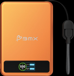 B939-05-OR Power bank, solid-state, solid, 5000 mAh, MagSafe, orange
