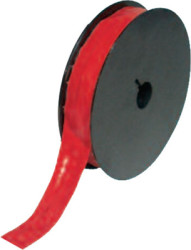 Silicone tape, 25 x 1 mm, self-welding, silicone, brick red, 10 m, 02040073007