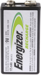 Akumulatorek 9 V, 175mAh, Energizer