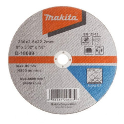 Tarcza tnąca (płaska) do metalu 230x2,5mm A30S D-18699