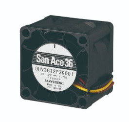 Wentylator osiowy 12 V DC DC 36 x 36 x 28mm 21W 25.4cfm 67dB(A) 1.75A