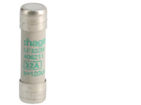 Wkładka bezpiecznikowa cylindryczna CH-10 10x38mm aM 32A 400VAC LF332M HAGER