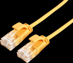 21153925 Patch cable Cat.6a UTP yellow 2m