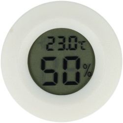 Cyfrowy termometr i higrometr 2 w 1 biały