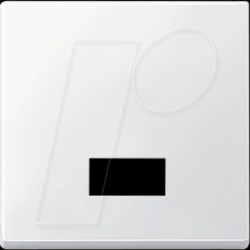 433819 Rocker with rectangular symbol window - System M, polar white