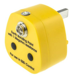 Wtyk uziemiający ESD Tak, RS PRO Brytyjski