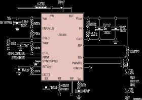 60V, 3A Silent Switcher Synchronous, Step-Up LED Driver