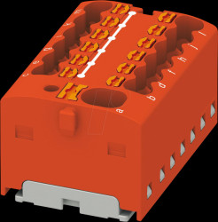 1046963 PTFIX distribution block, 4/12x1.5, red