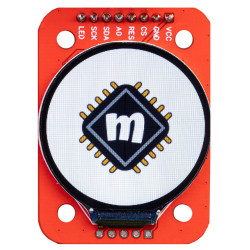 Okrągły Wyświetlacz TFT IPS 1,28" GC9A01 240x240px z czytnikiem kart pamięci