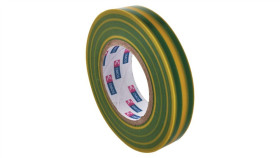 Taśma Izolacyjna Pvc 15Mm / 10M Żółto-Zielona F61515