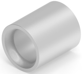 Butt connector, uninsulated, 34-35 mm², AWG 2, silver, 16.26 mm, 35187