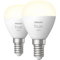 Philips 871951435677100 Hue LED Bulb 2-Pack E14 Warm White Dimmable