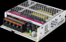 TXN 75-115 AC/DC power supply, 75 W, 90-264 VAC, 5 VDC/5.0 A, metal case