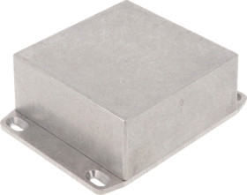 Aluminum die cast enclosure, (L x W x H) 92 x 92 x 42 mm, natural, IP54, 1590YFL