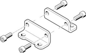 Uchwyt montażowy otwór: 80mm Festo HNA