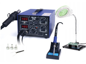 Stacja lutownicza WEP 872D +Platforma 628A-2 lampa