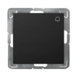 IMPRESJA Łącznik zwierny dzwonek czarny metalik ŁP-6Y/m/33