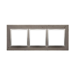 Simon 54 Nature Ramka potrójna beton - MOKRA ROBOTA DRN3/96