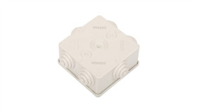 Puszka Natynkowa 80X80x40mm Tworzywo Ip44 Szara Ol20003