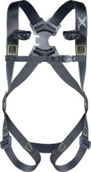 Szelki z 2 punktami zaczepowymi (tylny/przedni), kolor Czarny, rozmiar: S/M/L, HAR22XGT