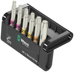 Bit Torx Wera Bit-Check 6 Wood TX HF 1 05056470001 6 części