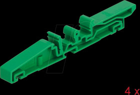 66262 DIN rail clip for PCB 115 mm 4 pieces
