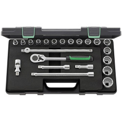 Stahlwille 50/16/6 KN Bit set 1/2&quot; (12.5 mm) 22-piece 96031447