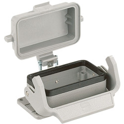 Harting 09 30 010 0303 Han&#xAE; 10 B Base Panel Housing Bulkhead Thermo 1 Lever