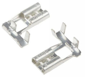 Konektor płaski Żeński 6.35 x 0.8mm długość 13.6mm Izolacja: Nieizolowane Cyna /100szt./