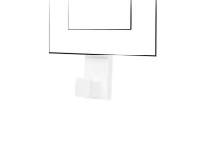 SIMON 55 Wieszak pojedynczy pasuje do ramek Line biały mat TRLW/111 KONTAKT SIMON