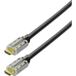 Maxtrack C 505-10 L 4K UHD HDMI cable Black 10m gold plated connectors shielded