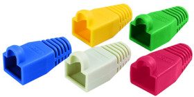 Cable grommet, cable Ø 5.5 mm, with detent lever protection, L 28 mm, plastic, green, 100001170