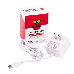 Raspberry Pi 15W USB-C Power Supply - US Plug