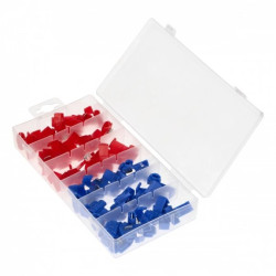 Zestaw konektorów kablowych nożowych CAR, 50 szt. 0,5-1 mm2-25 szt.0,75-2,5 mm2-25szt. OR-KK-8116