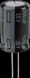 EEUFR1V102 Electrolytic capacitor, radial, 1000 µF, 35 V, 105°C, low ESR