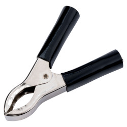 R-TECH 170566 75mm Crocodile Clip Black