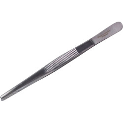 Sohngen 2002210 Anatomical Forceps - Flat-Round Tips - 140mm - Stainless Steel