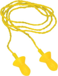 Silikonowe wkładki do uszu, SNR 26dB, kolor Żółty, CONICSOF010JAB /10 par/