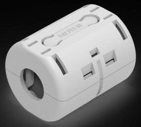 Folding ferrite, cable Ø 12-15 mm, (L x W x H) 48.4 x 38.8 x 35 mm, 74271151