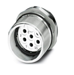 Złącze wielostykowe przemysłowe 9-pinowe M23 Montaż przedni Gniazdo Phoenix Contact