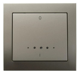 KIER Łącznik podwójny z podświetleniem satyna light ŁP-11WS/45