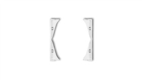 Mini Ramka Pośrednia Do Gniazd Podwójnych Biała Mrp-2