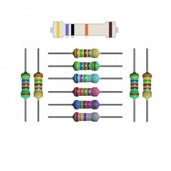 10x rezystor 470K tolerancja 1% moc 1/4W