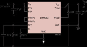 16V, 8A Ultralow Noise Silent Switcher 3 μModule Regulator