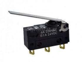 Przełącznik krańcowy z dźwignią prostą 25mm; IP67