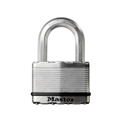 Master Lock M5EURD Excell&#x2122; Laminated Steel 50mm Padlock 4-Pin - 25mm Shackle
