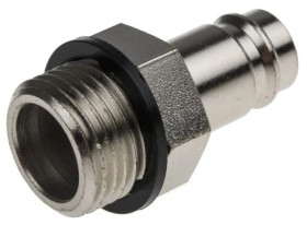 Szybkozłączka pneumatyczna, materiał Mosiądz, złącze G 1/2 męskie, RS PRO CEJN 410, Rectus 27, TST 410