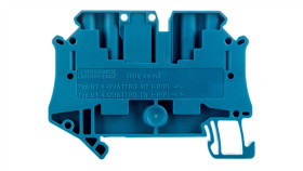Złączka Szynowa Rozłączalna 4-Przewodowa 4Mm2 Niebieska Ut 4-Quattro-Tg P/P...