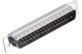 DB37M wtyk lutowany na przewód D-Sub