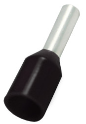 Końcówka kablowa zaciskana 1.5mm² długość 6mm Czarny średnica 1.7mm Izolowane RS PRO